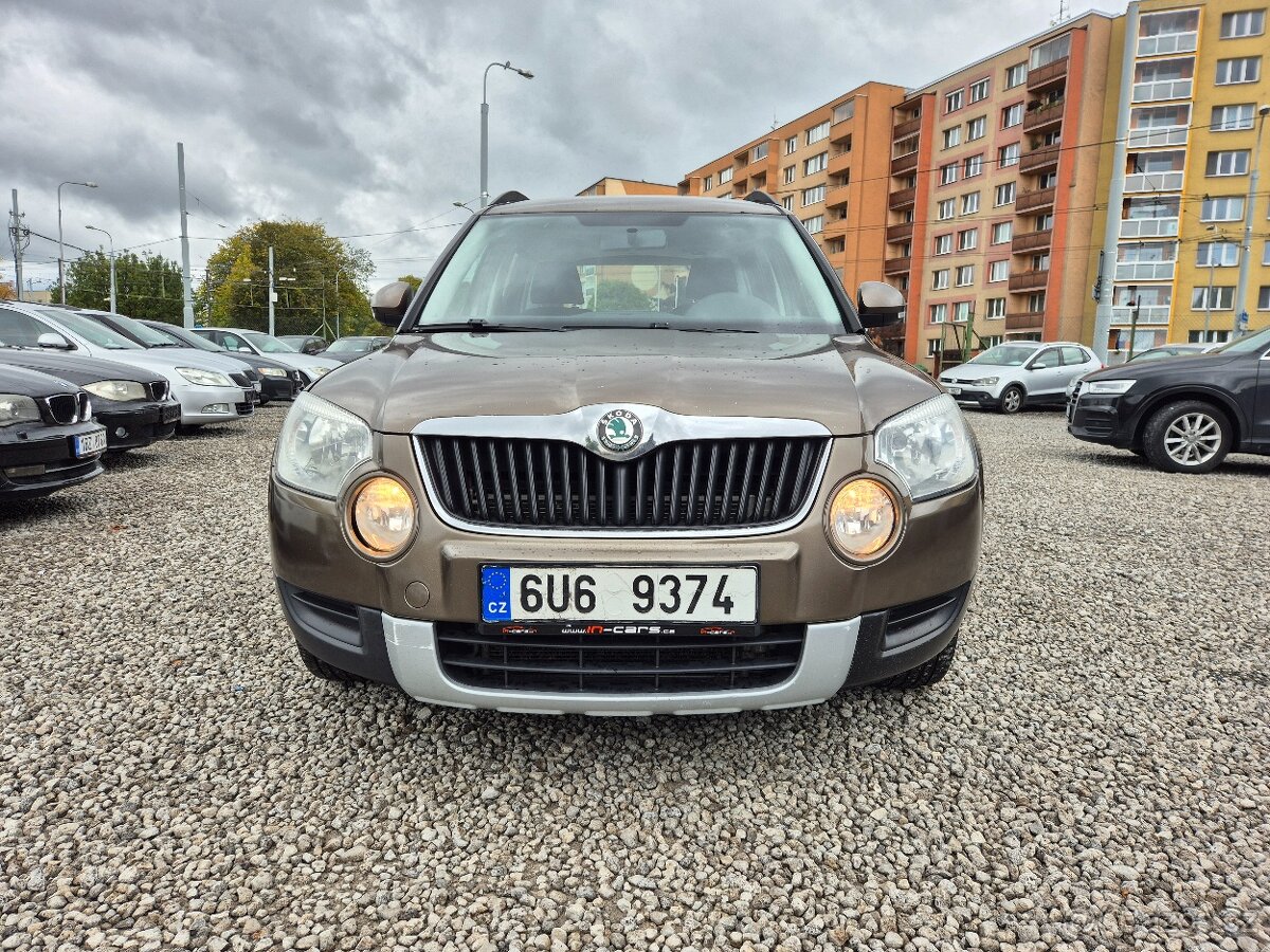Škoda Yeti 2.0TDi,81KW,4x4,MANUÁL,1.MAJITEL,ČR,R.V.2011 - 2