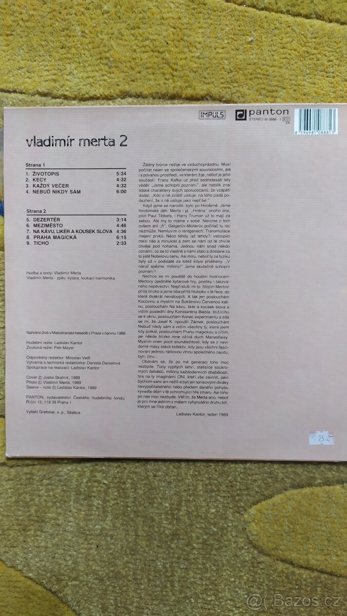 Vinyl Vladimír Merta 2 - 2