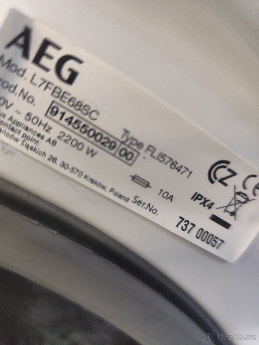 Pracka aeg l7fbe68sc - 2