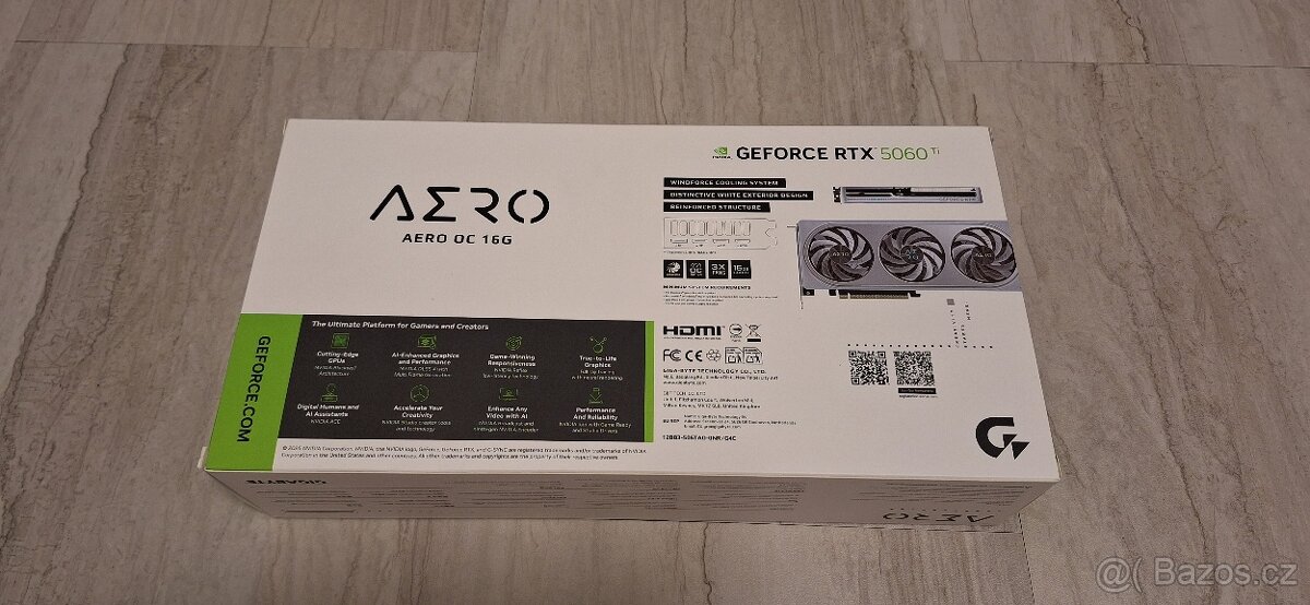 Gigabyte GeForce RTX 5060 Ti AERO OC 16G - 2