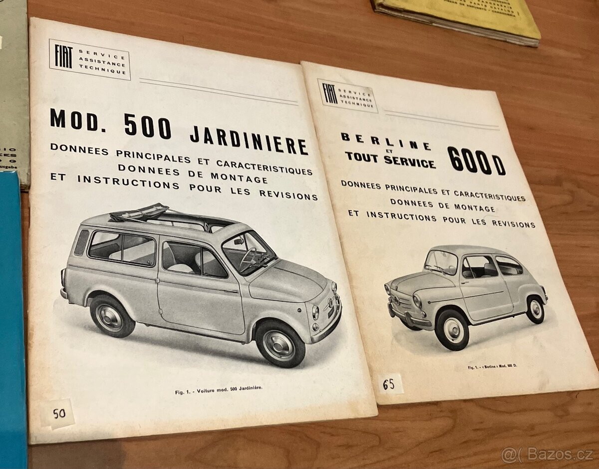 Fiat 500, 600, 600D, 124spider, 1100, 1200cabrio - 2