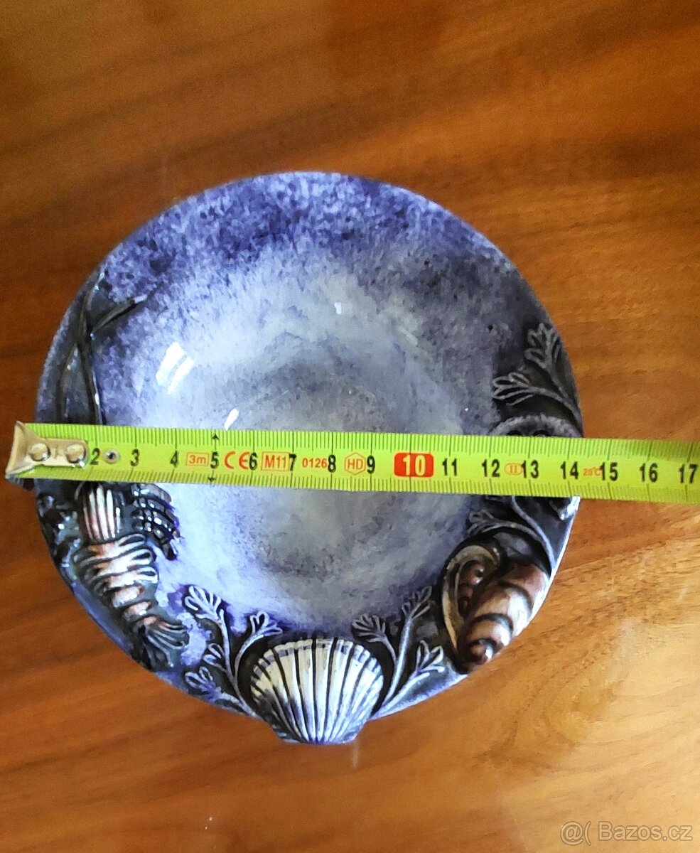 Modrá retro miska - 2