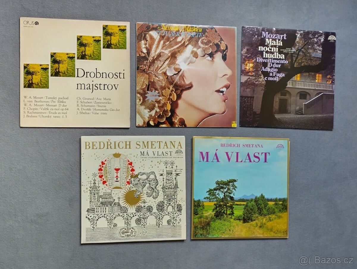 Mix LP vinyl z pozůstalosti - klasika i populární - 2