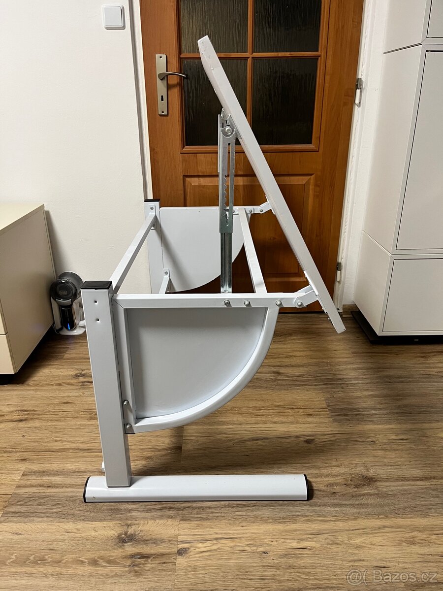 Dětský rostoucí psací stůl, bílý - 2