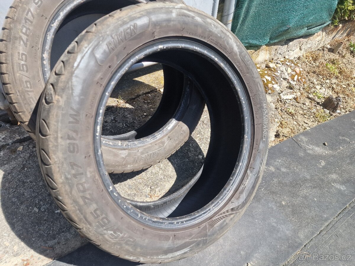 215/55 R17 letní sada 4ks - 2
