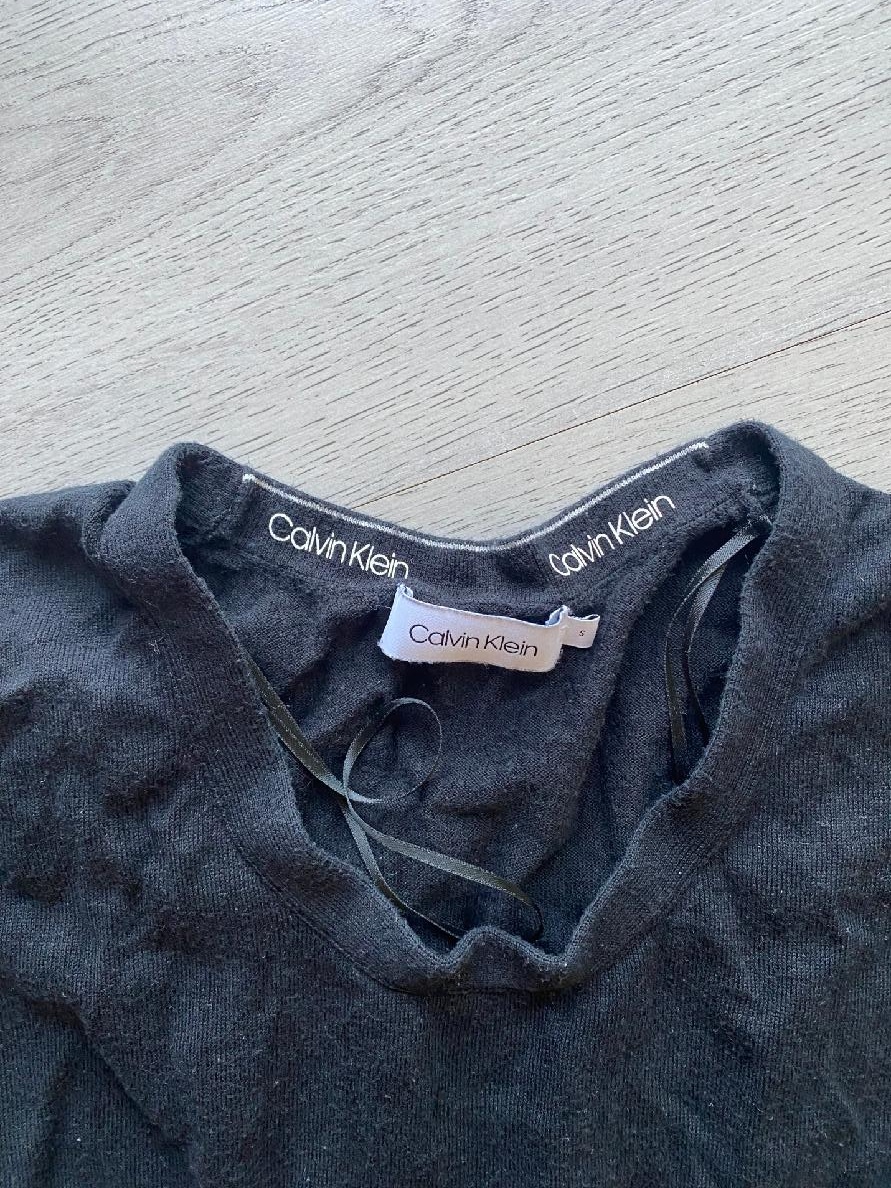 Pěkné černé šaty Calvin Klein vel.36/S/38/M - 2