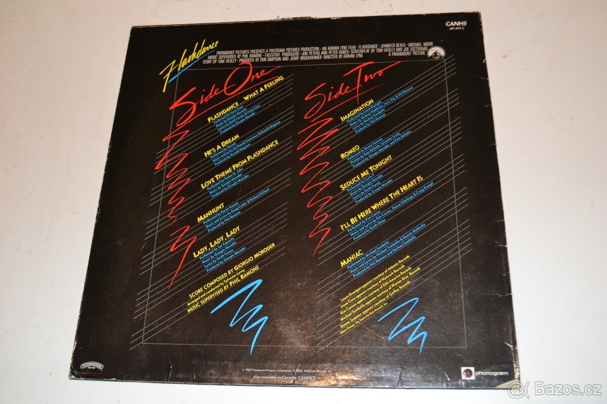 Original Soundrack-Flashdance lp vinyl - 2