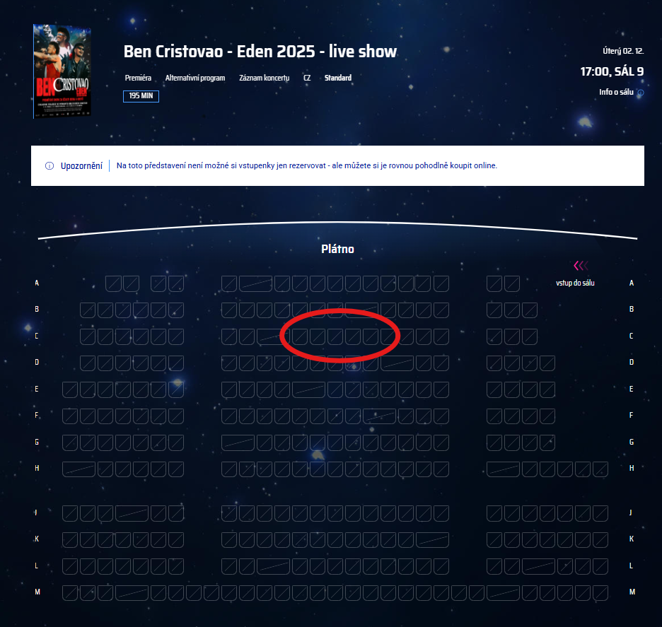 ✅Ben Cristovao - Promítání PRAHA ANDĚL✅ - 2