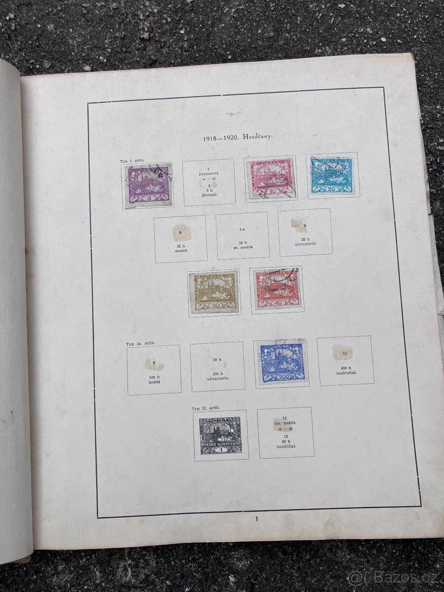 Sbírka poštovních známek. - 2