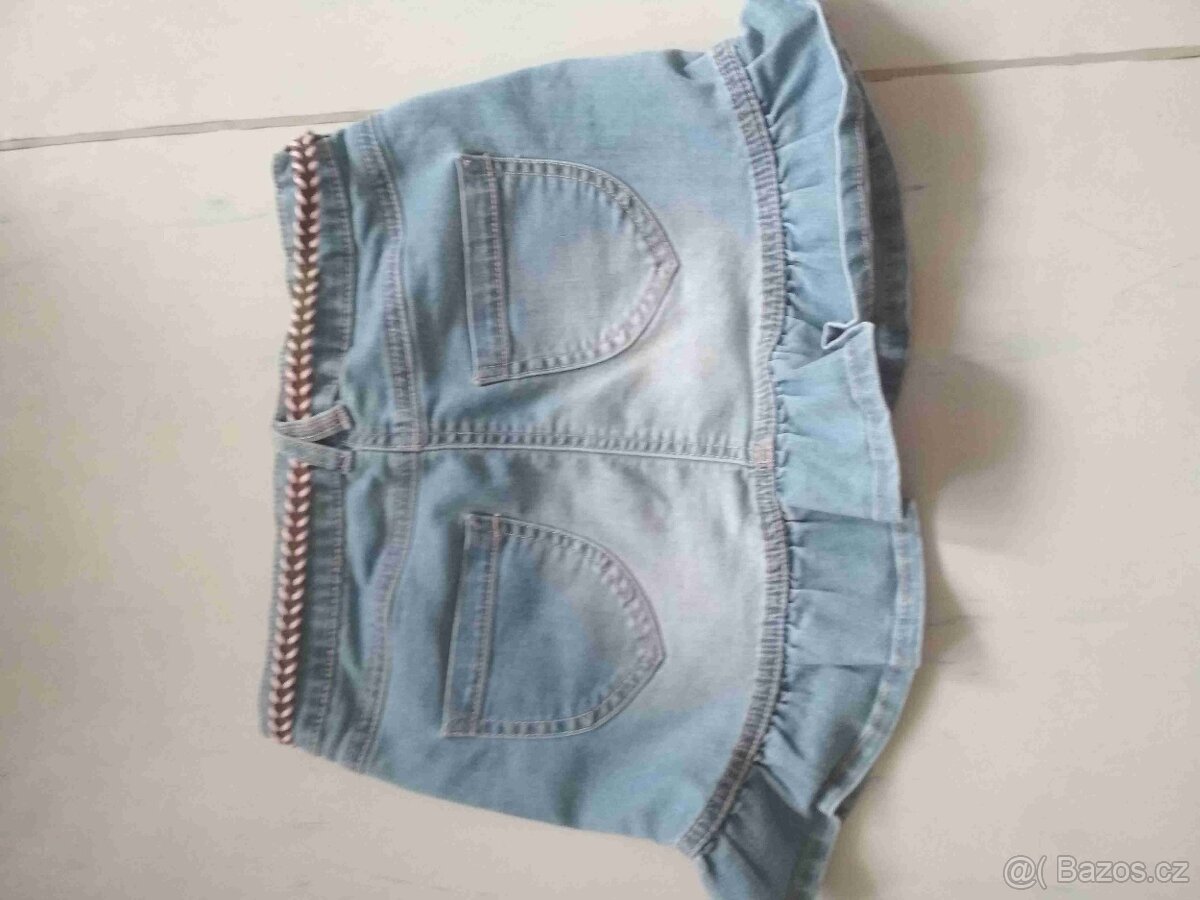 Riflová sukýnky vel. 140 z C&A - 2