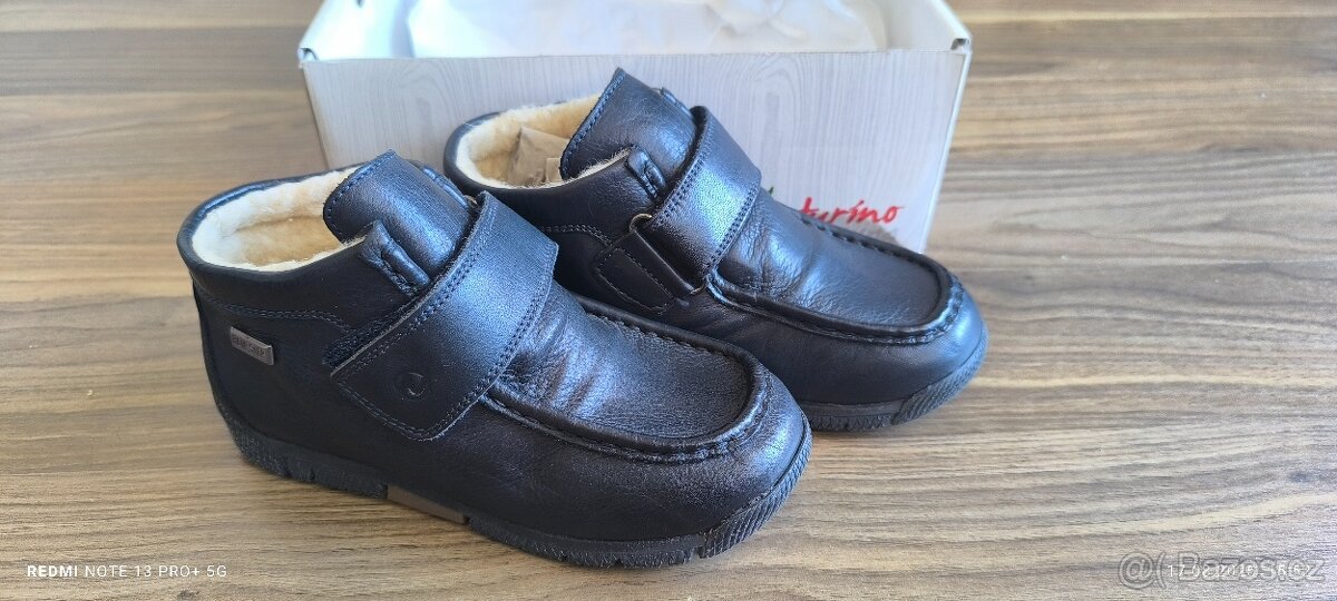 Kožené zimní polobotky Naturino vel. 29 - 2