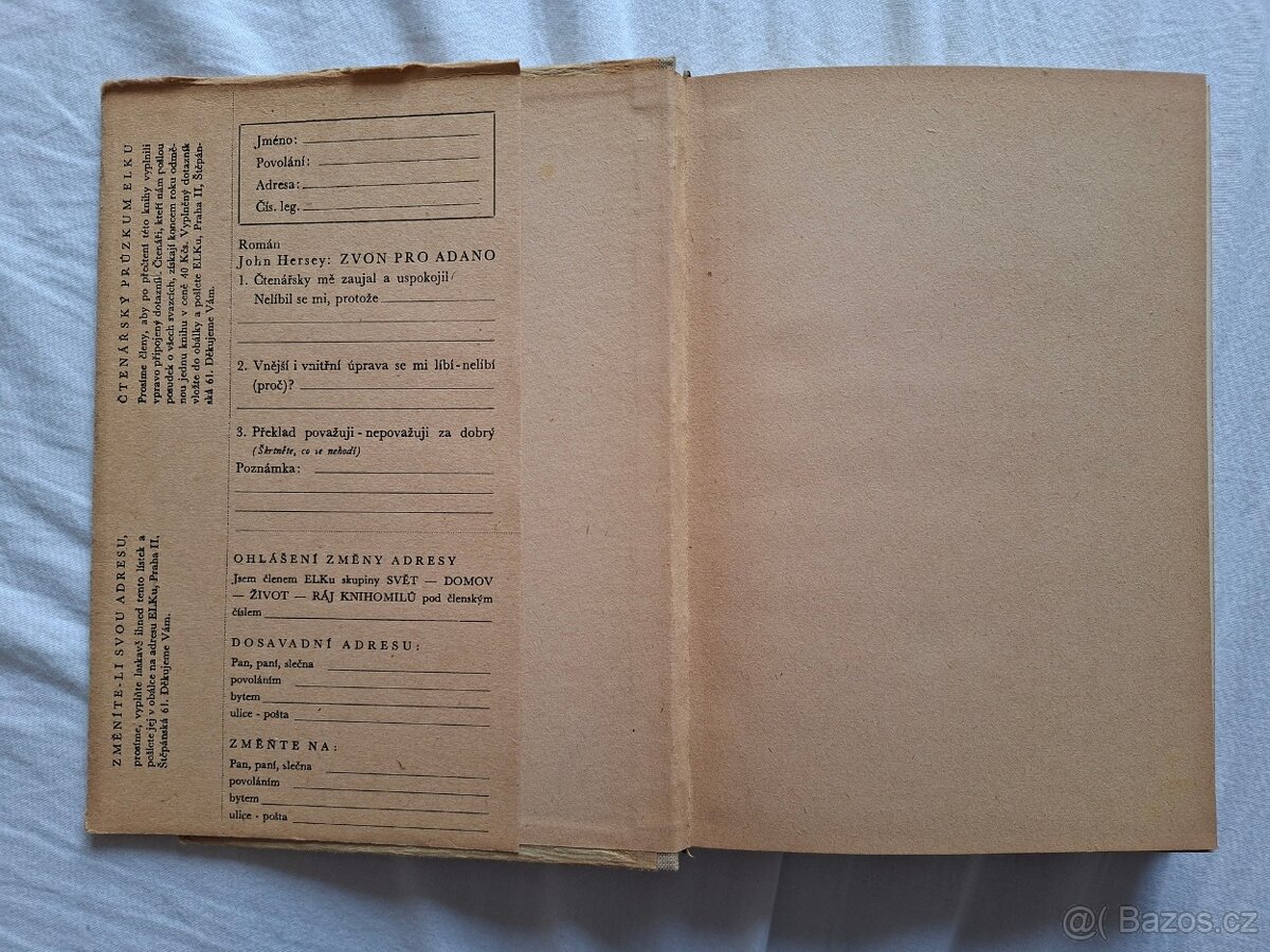 Zvon pro Adano - John Hersey - 2