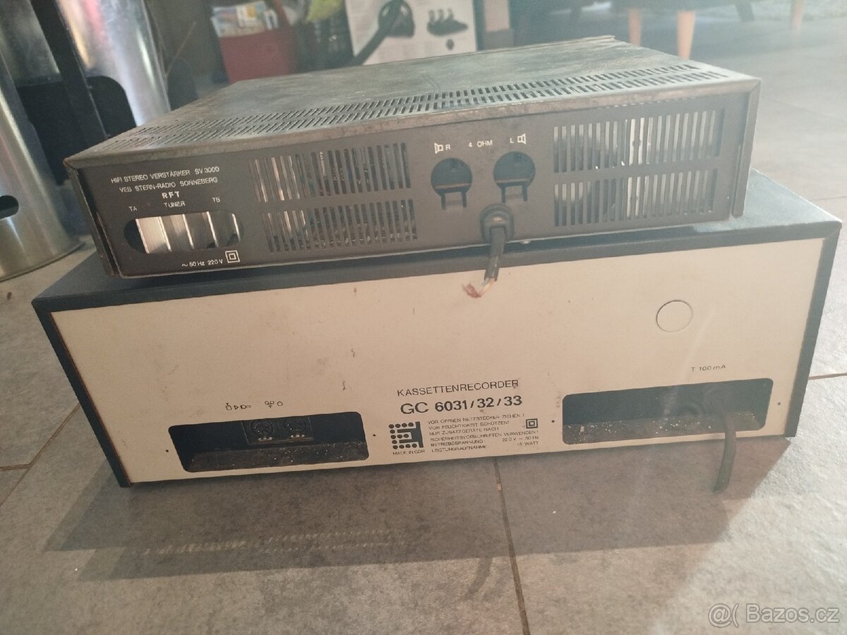 Rft deck a zesilovač k opravě - 2