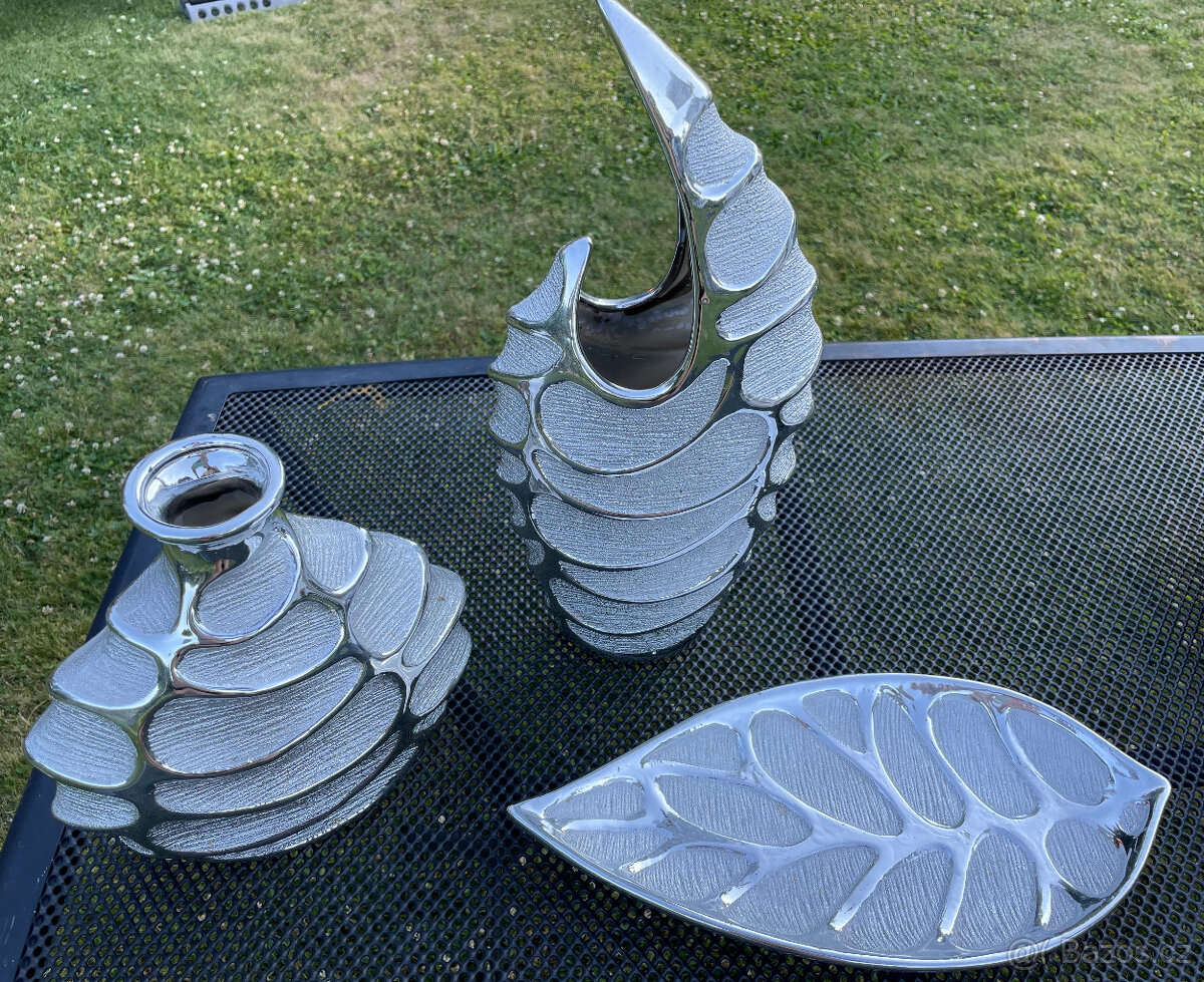 Moderní keramické dekorace - 2 sady - 2