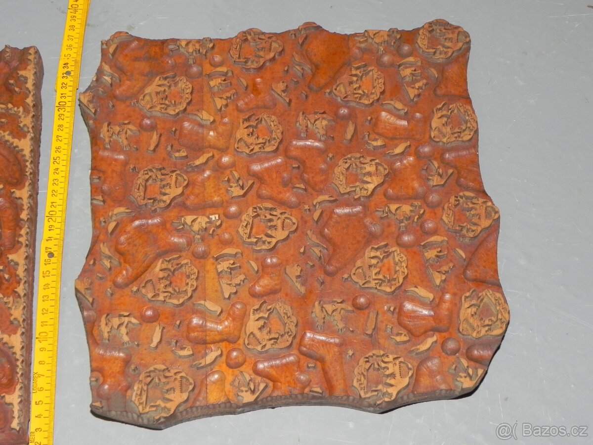 Staré modrotiskové matrice, forma modrotisk - 2