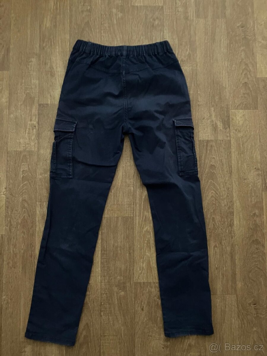 Modré kalhoty zn. Benetton vel. 168 - 2