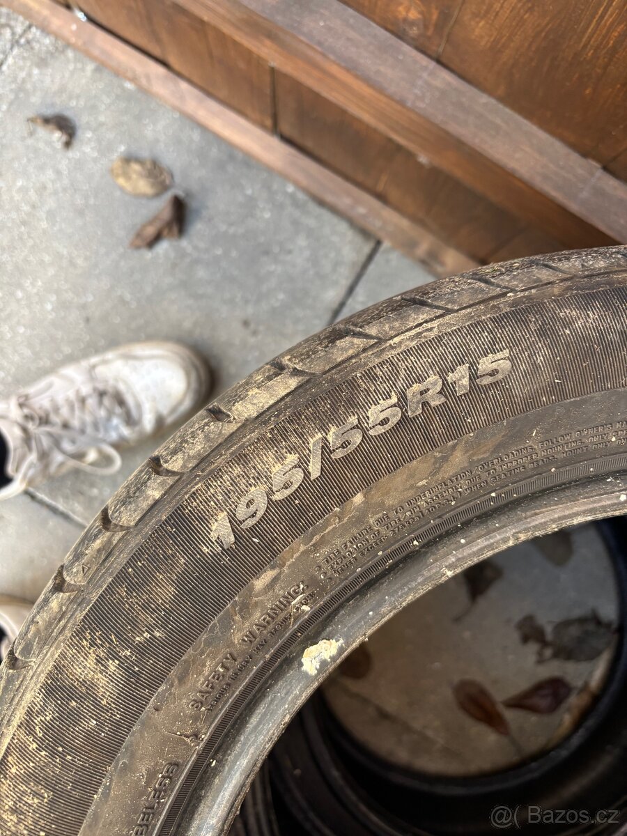 2x letní pneu Nexen 195/55/15 - 2