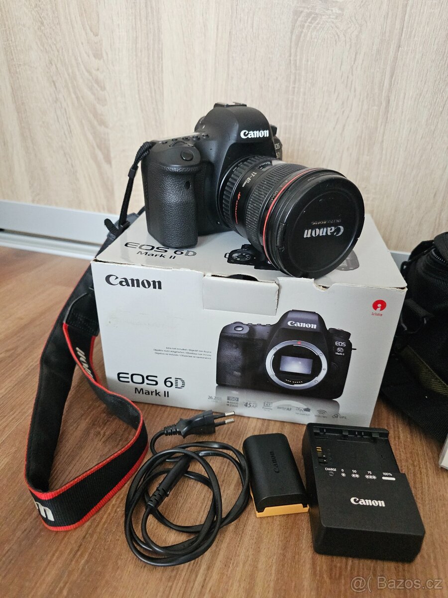 Caon EOS 6D Mark II. + objektiv + příslušenství - 2