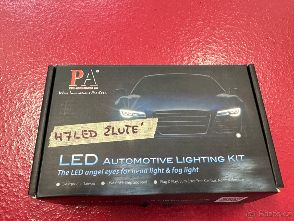 LED žárovky H7 žluté - 2