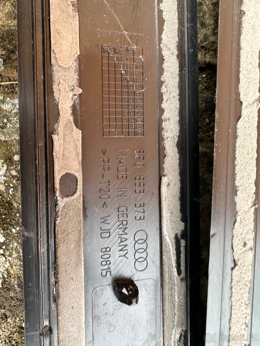 Plastové lišty prahů Audi a4 b6/7 - 2