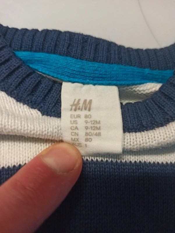Dětský svetr HM vel. 80 - 2