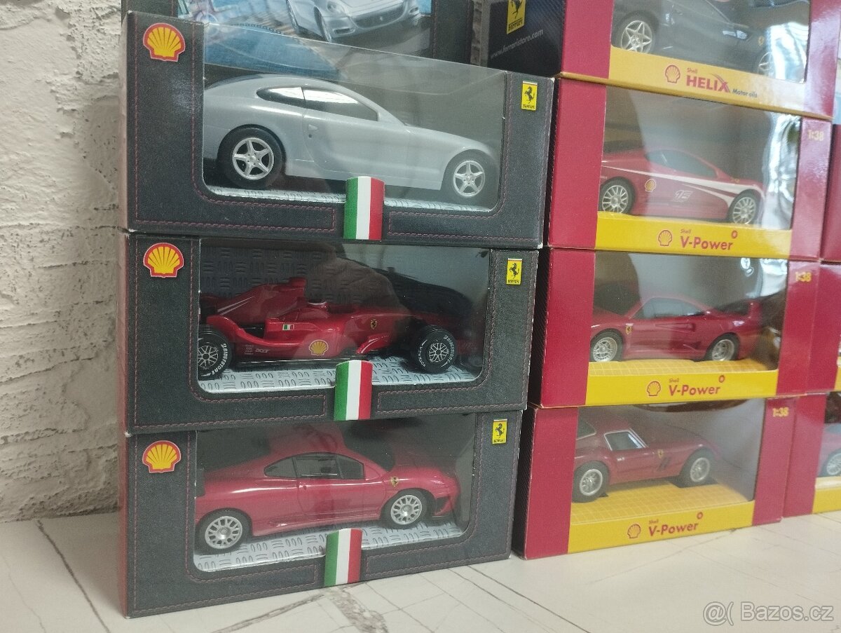 Modely autíček 1:38 Shell - 2