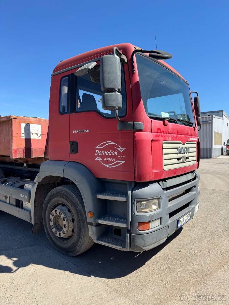 Man TGA 26.350 + kontejnery - 2