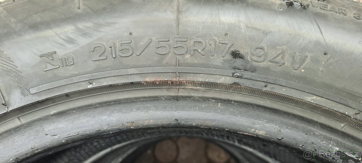 Prodám letní pneu Nankang 215/55/17 - 2