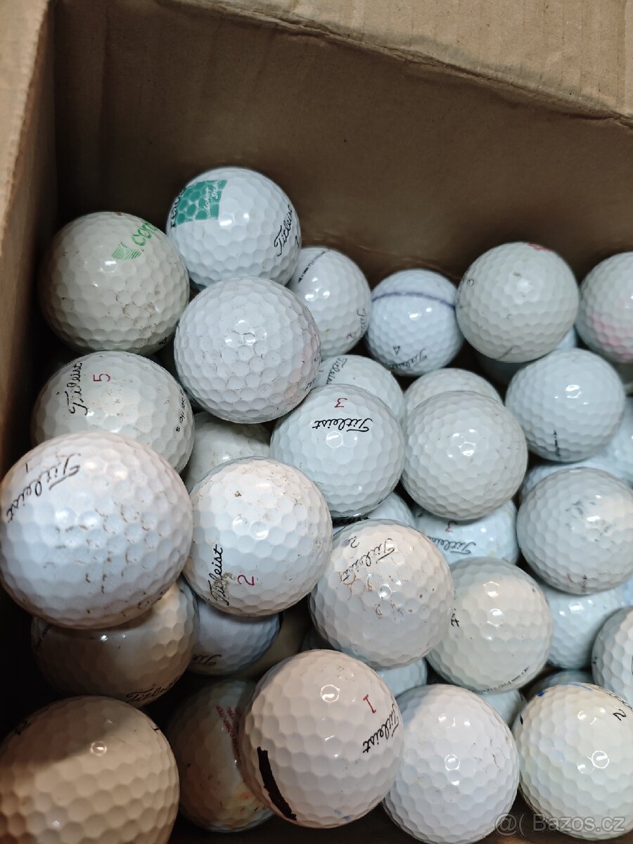 Golfové míčky Titleis pro V1 stav 6/10 - 2