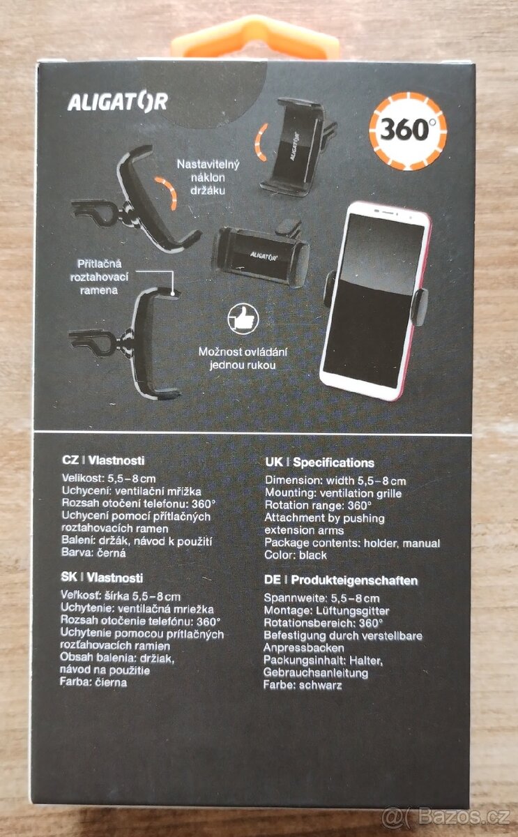 držák telefonu ALIGATOR - 2