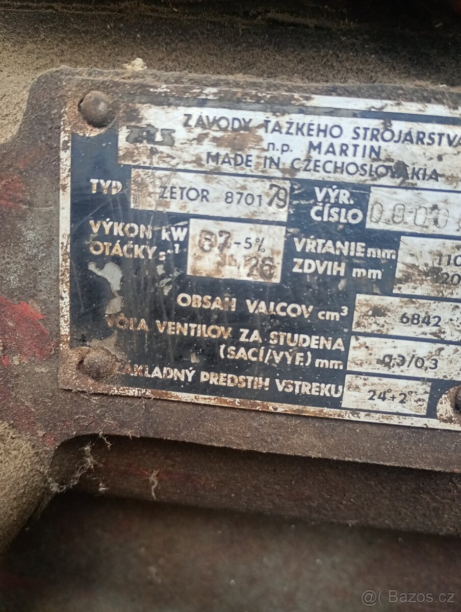 Motor Zetor Crystal 6valec - 2
