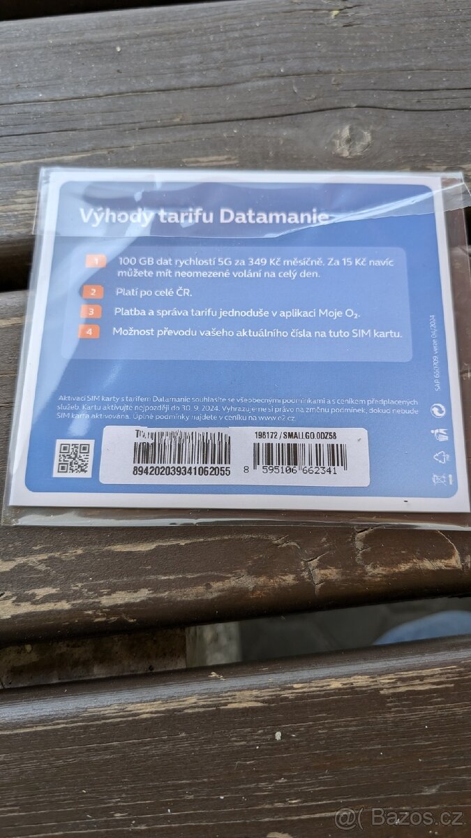 O2 100Gb 349kč/měsíc - 2