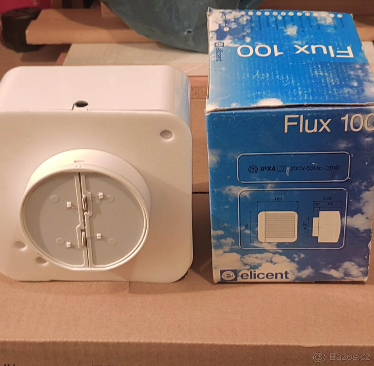 odstředivý ventilátor Elicent Flux 100 - NOVÝ - 2