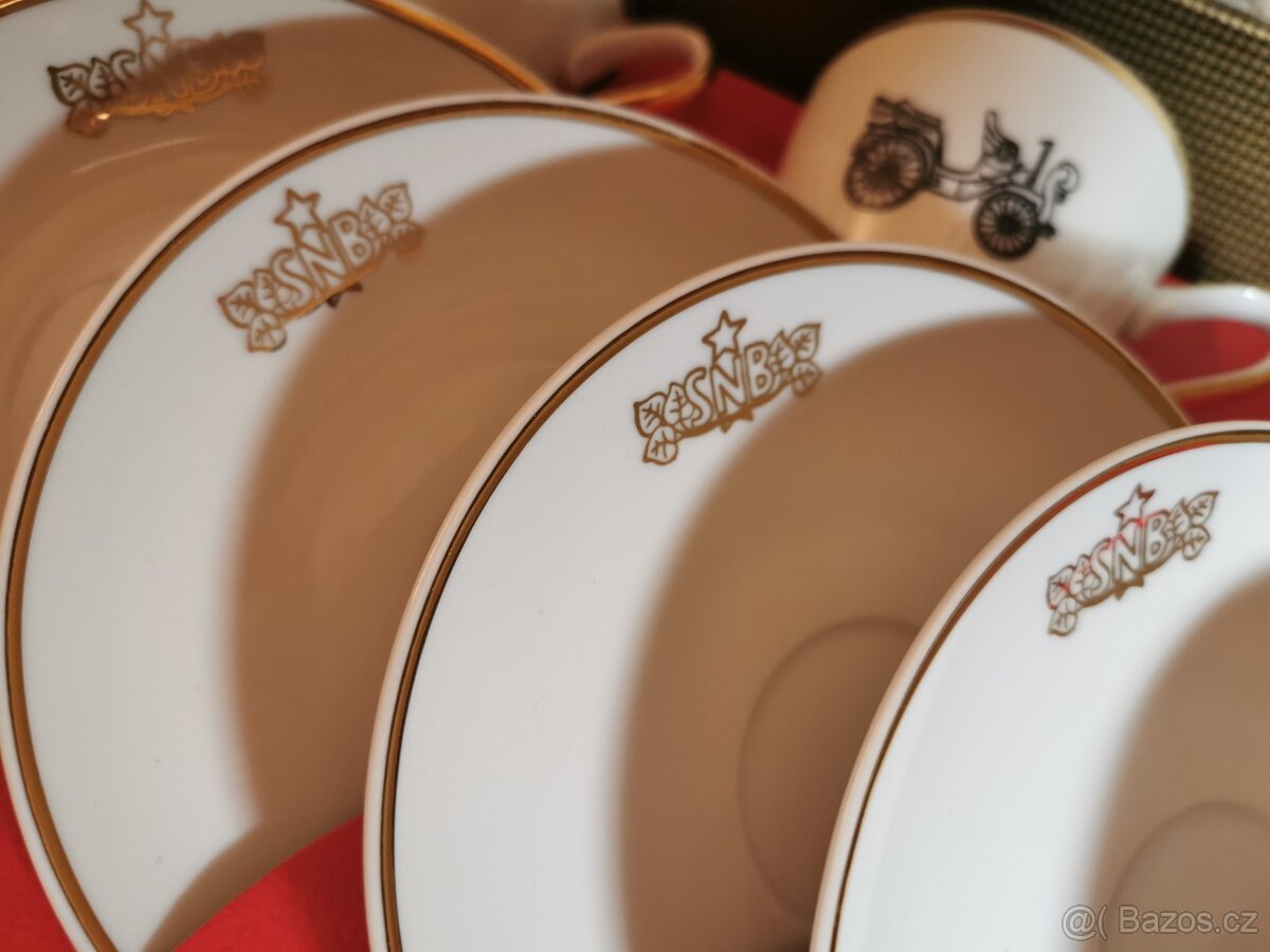 Ministerstvo vnitra SNB porcelánová souprava z 50.let MZ - 2