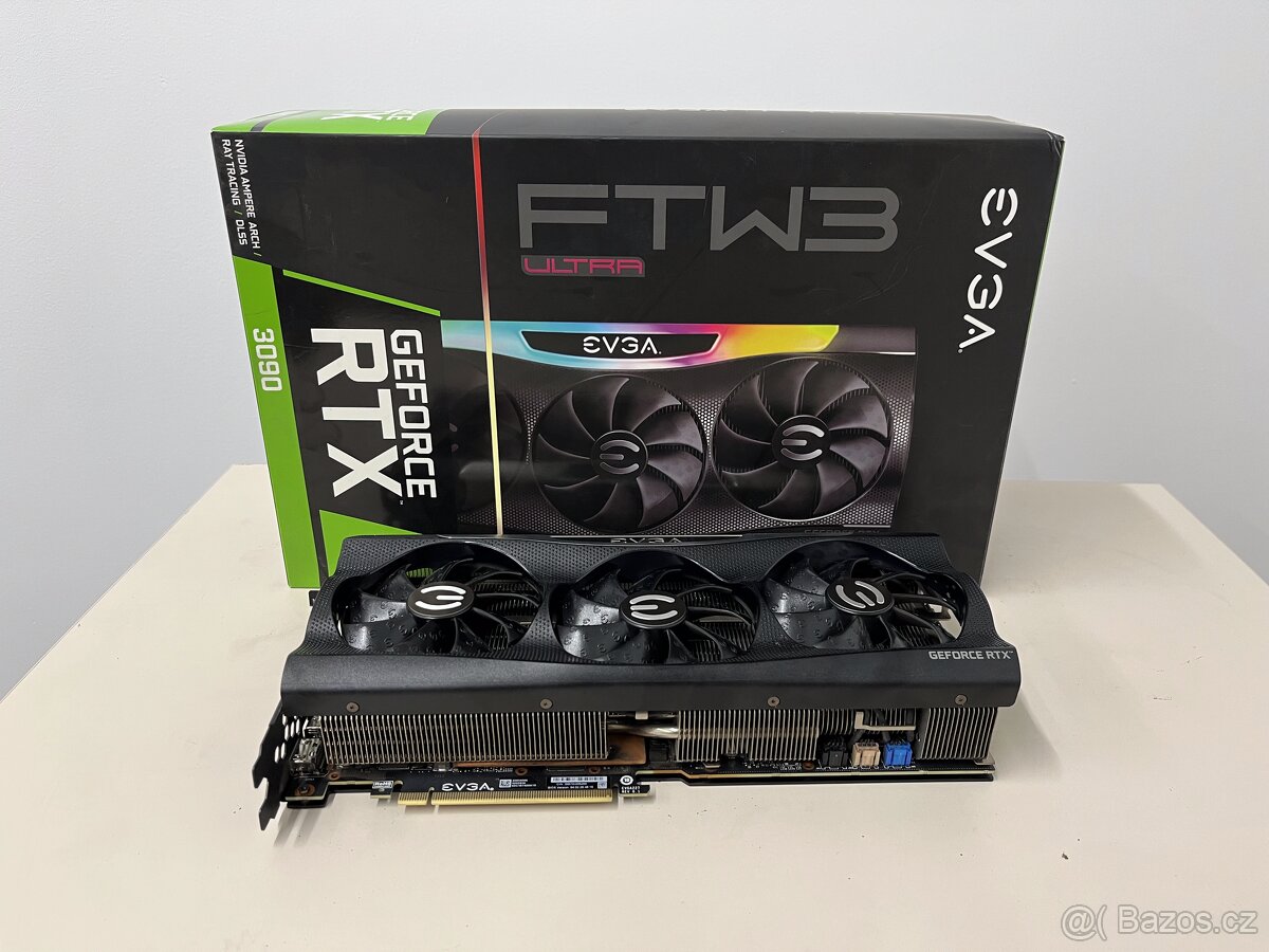 Predám grafickú kartu EVGA GeForce RTX 3090 FTW3 Ultra 24GB - 2