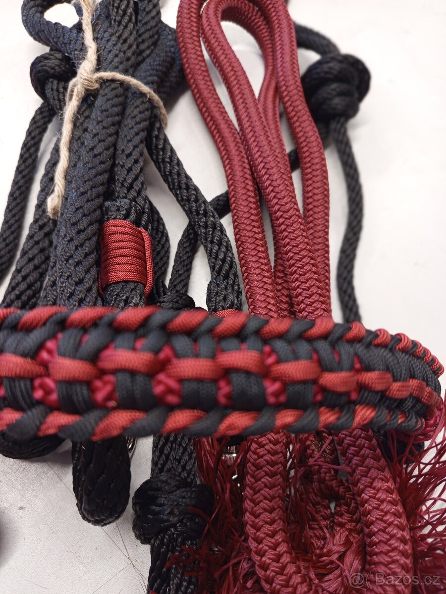 Jezdecka ohlavka sidepull a otěže nové - 2