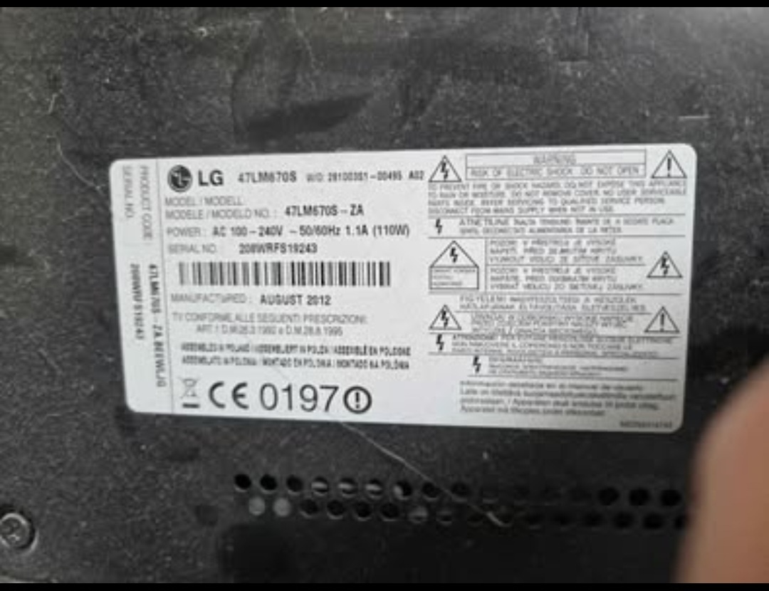 Televize LG - ZA. úhlopříčka 120 cm - 2