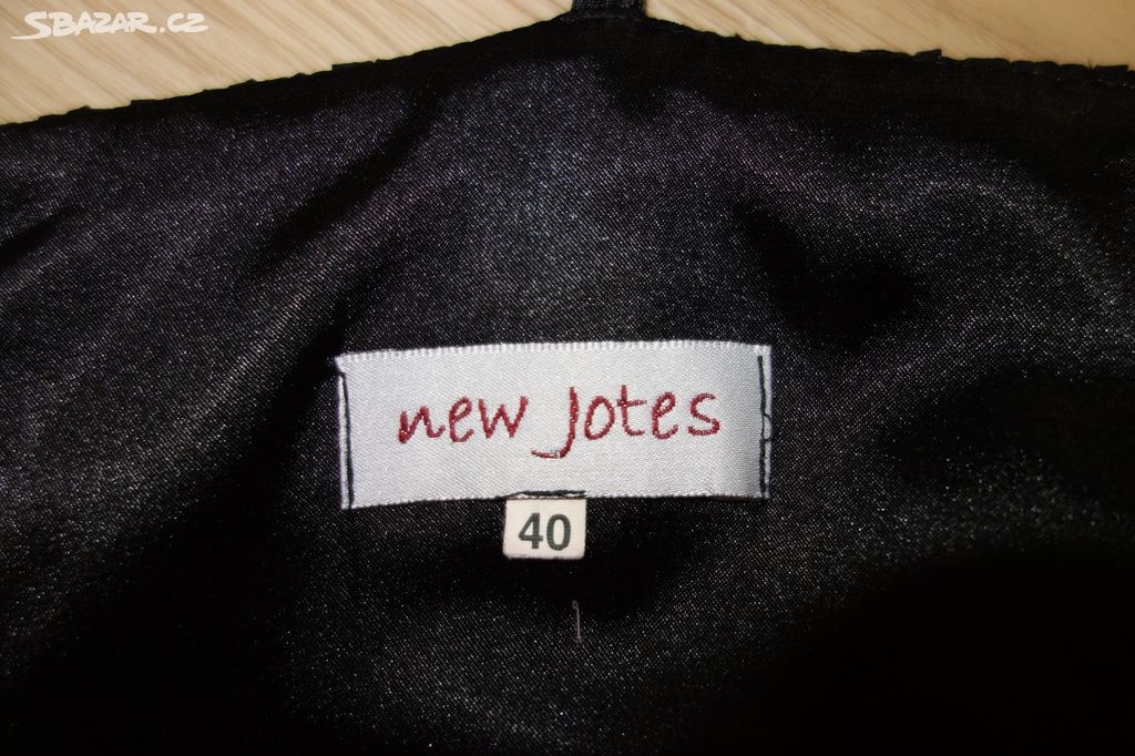 Černé šaty vel. 40 s bolerkem - 2