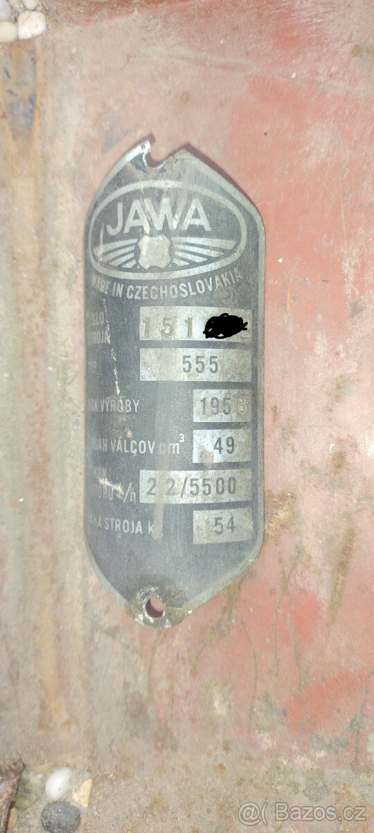 Jawa 550 555 díly - 2