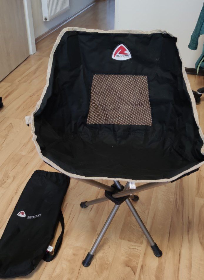 Skládací židle Searcher černá - 2