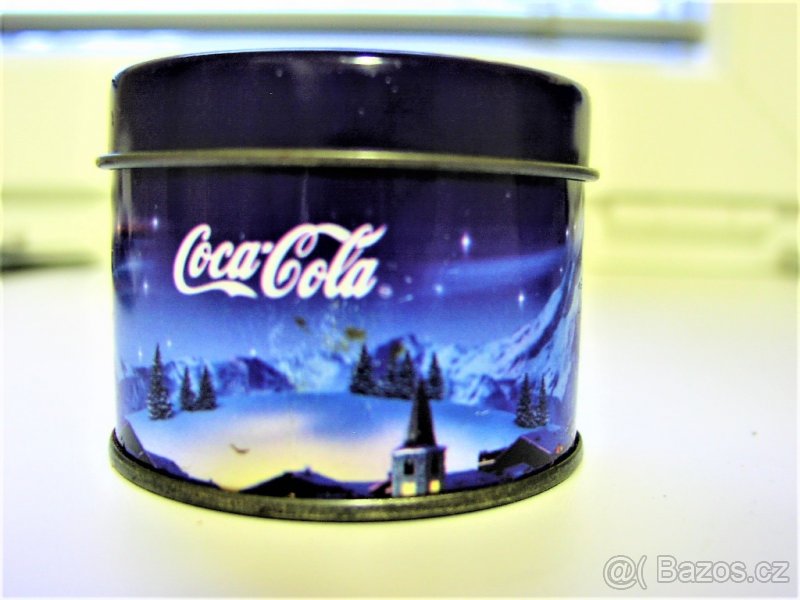 Malá plechová krabička coca cola - 2