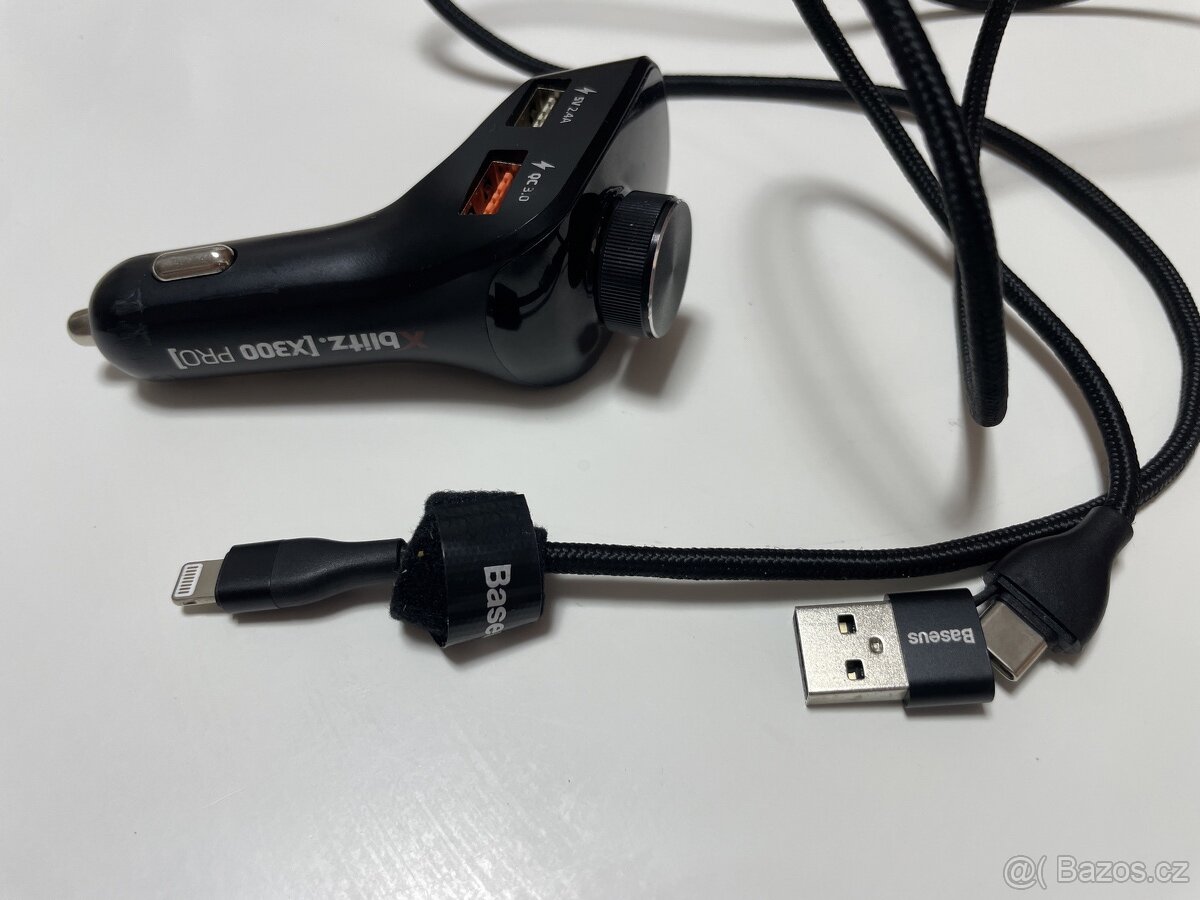autonabíječka XBLITZ X300 Pro FM transmitter - 2