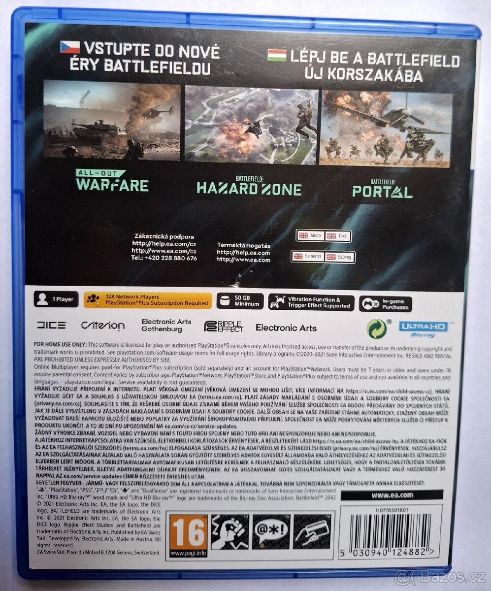PS5 Battlefield 2042 – CZ titulky, disk bez škrábanců - 2
