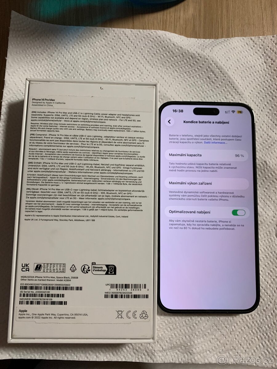 Prodám Apple IPhone 14 Pro Max 256 gb, Space Black - 2