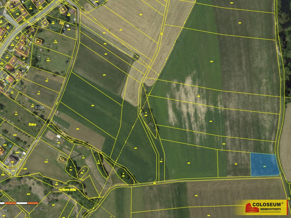 Šošůvka, zemědělská půda, celková rozloha 12.004 m² - pozeme - 2