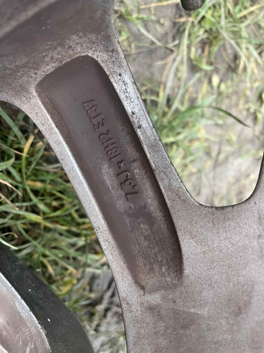 Opel Zafira, Meriva 5x110 18 bez pneumatik zutá ALU kola .. - 2