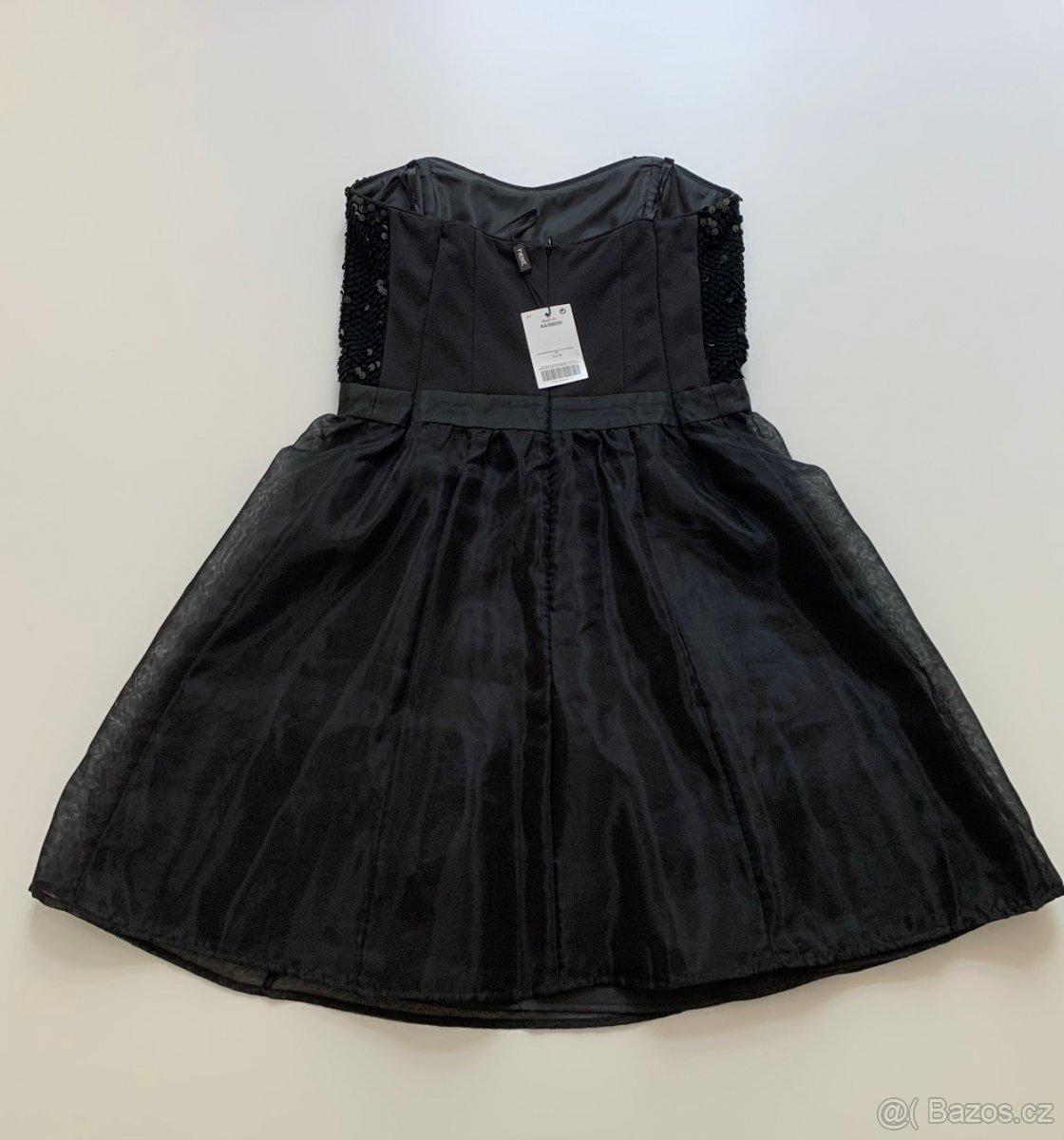 Černé společenské šaty korzet Next vel. 36/38 nové - 2