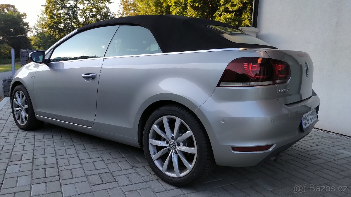 VW Golf VI kabrio, r. 2014, jen 109tkm. Edice CUP - 2