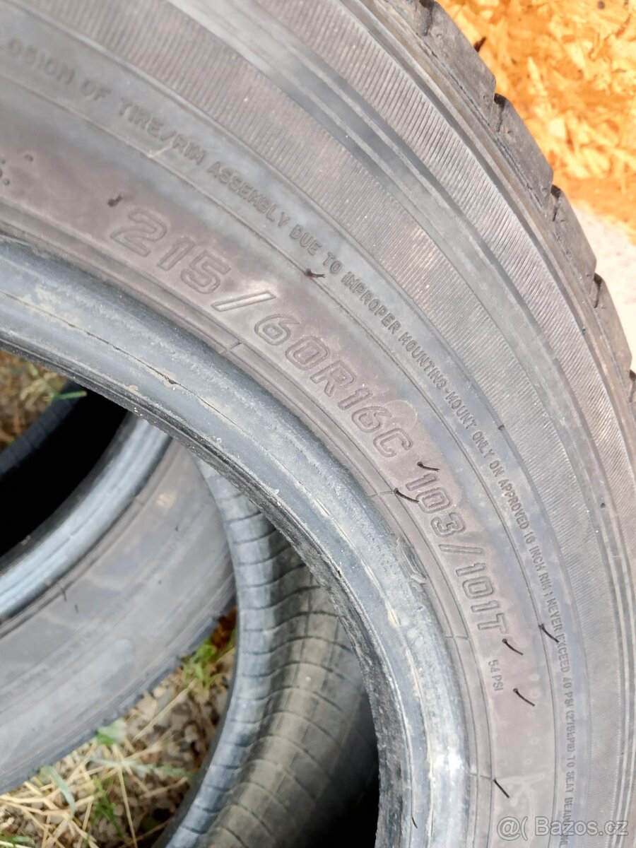 215/60/16c 103/101t Falken - letní pneu 2ks dodávkové - 2