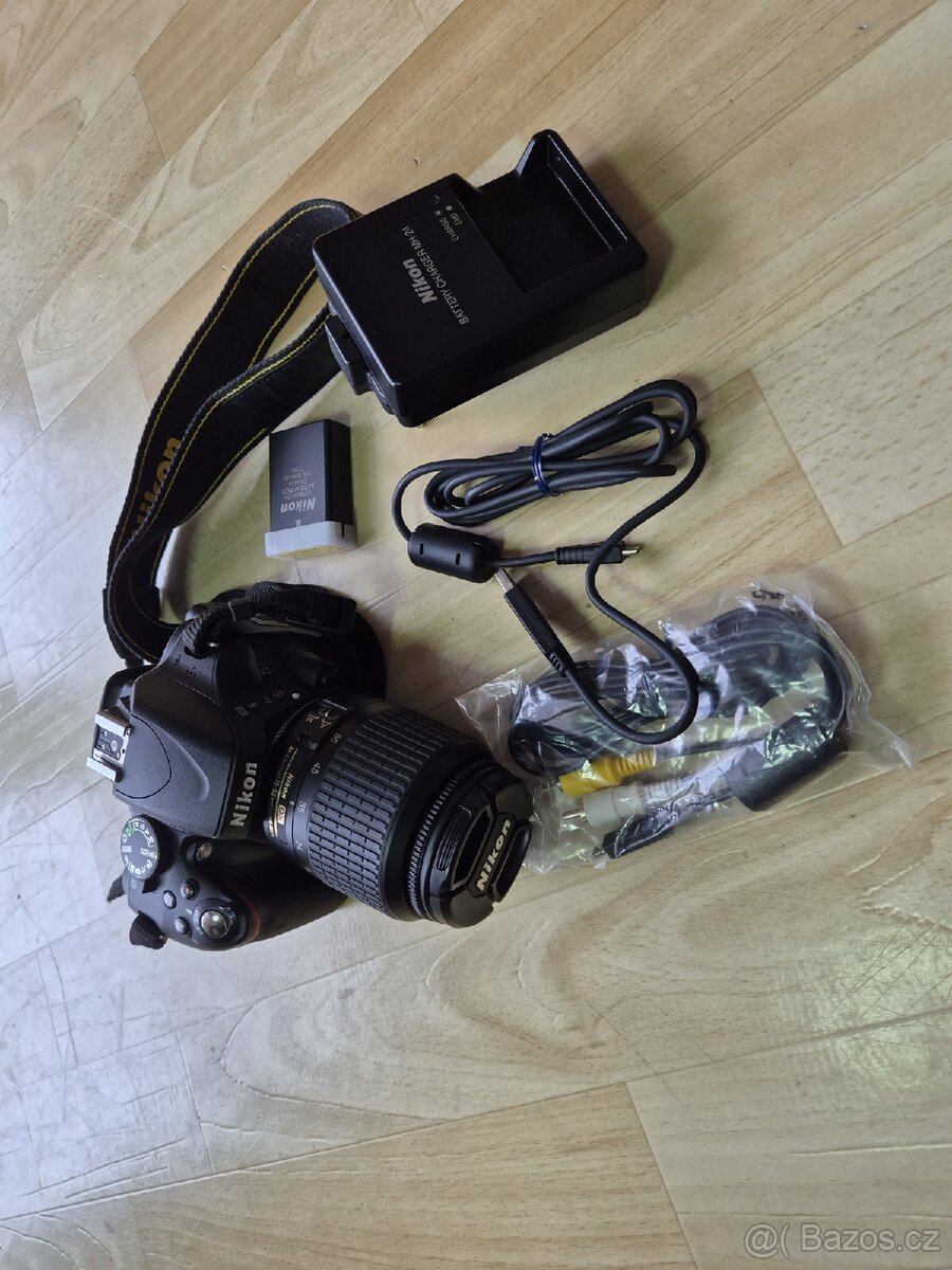 Nikon D5100+ DX 18-55, 2x baterie - 2